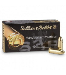 Sellier&Bellot 9mm LUGER FMJ, 8,0g/124grs